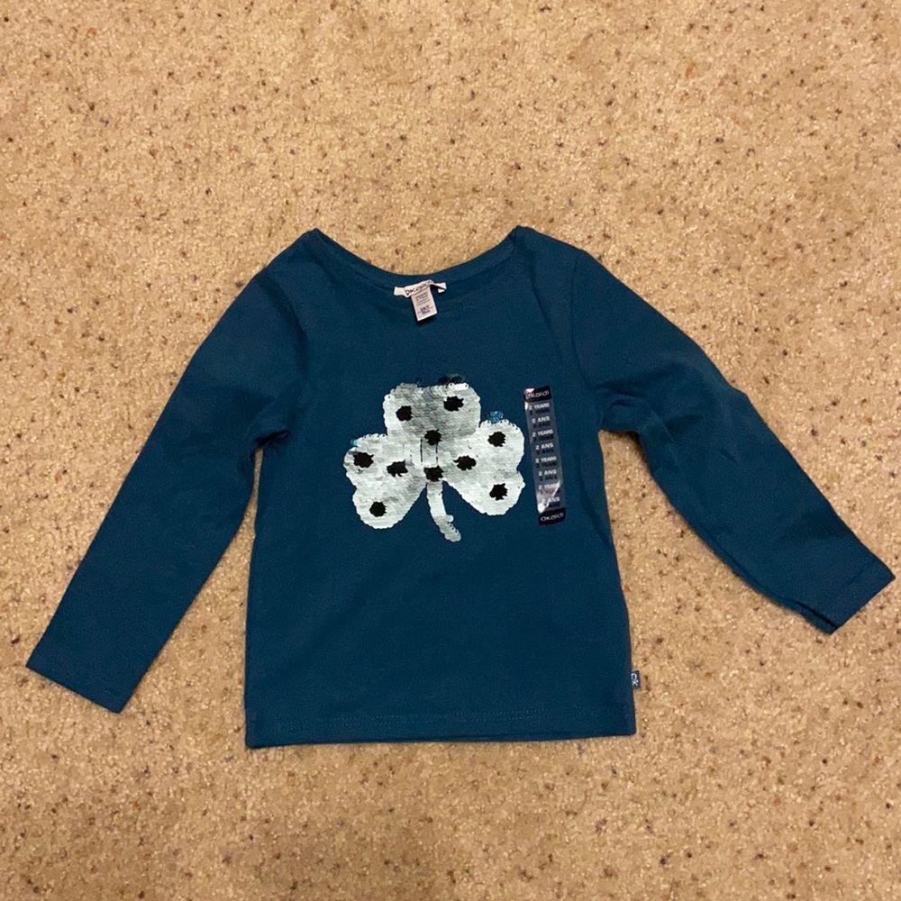 NWT Okaidi toddler girls top
